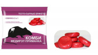 Приманка-брикет МедиРЭТ КОМБИ тесто-сыр 100 г