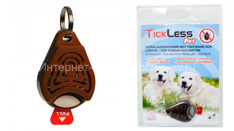 Отпугиватель клещей для собак TickLess Pet (ультразвуковой)