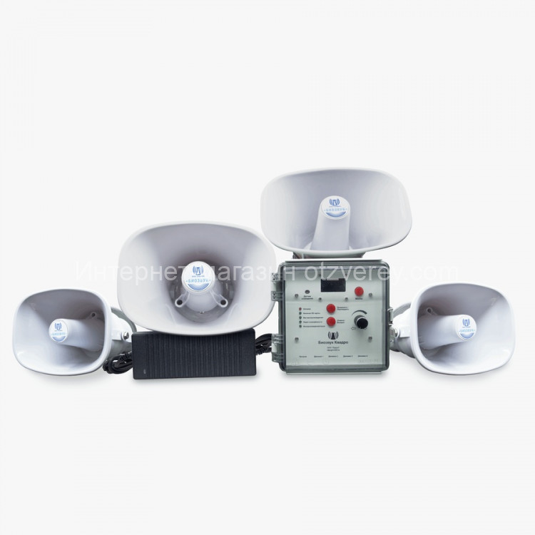 Отпугиватель птиц Биозвук Квадро с дистанционным управлением (4 дин)