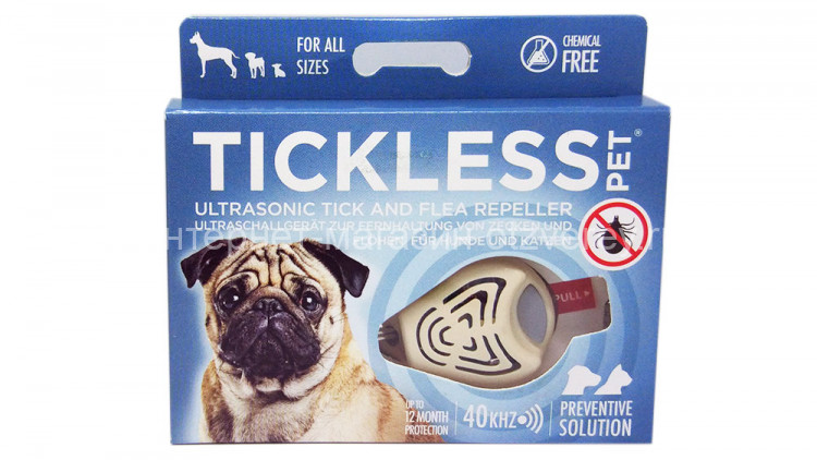 Tickless Pet - ультразвуковой отпугиватель клещей для собак бежевый