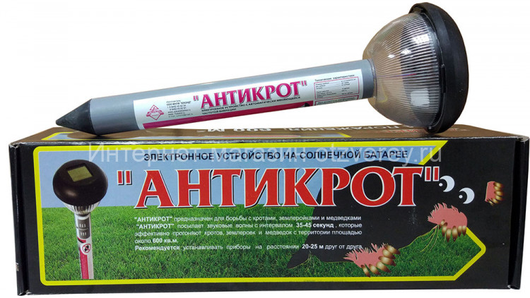 Цунами Солнечный от кротов на солнечной батарее 