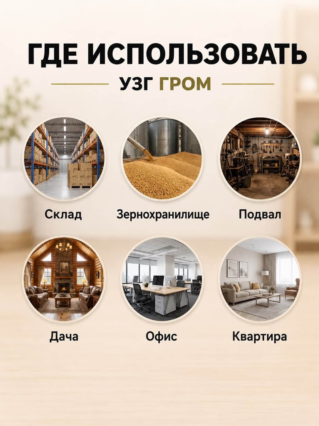 Отпугиватель грызунов УЗГ Гром 220В