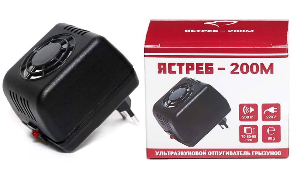 Ястреб 200 М - ультразвуковой отпугиватель грызунов