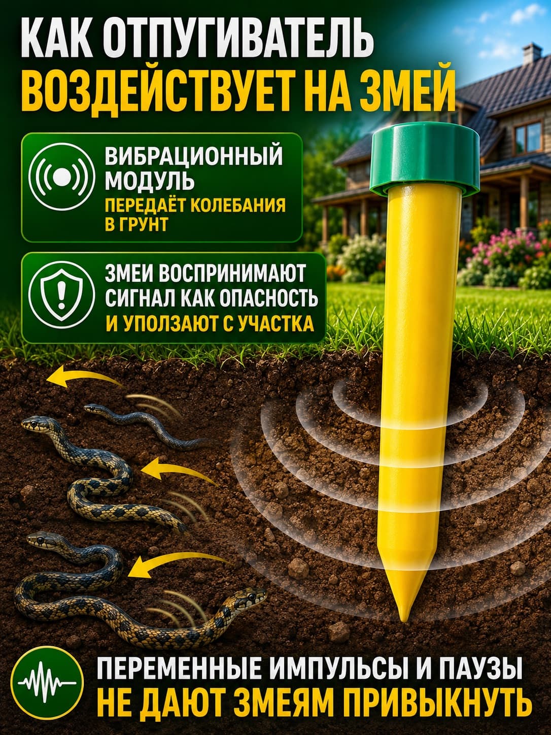 Отпугиватель змей Торнадо БОЗ.02