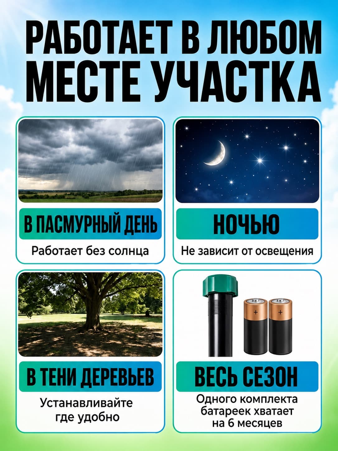 Торнадо ОЗВ.01 - отпугиватель кротов и змей с зуммером (500 кв.м.)