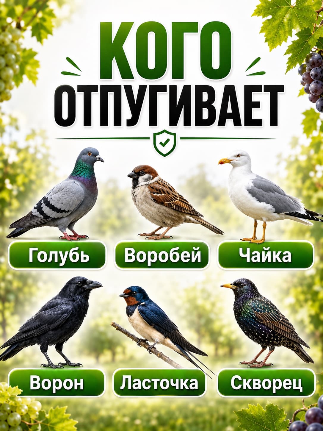 Лента от птиц Sititek 100 м 5 см светоотражающая