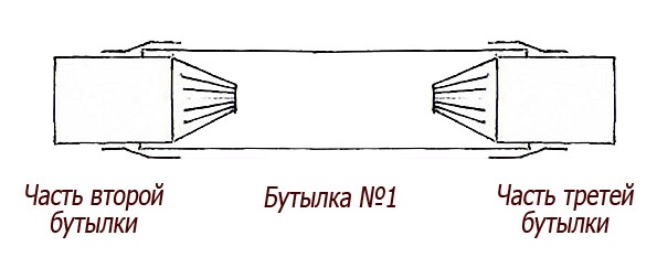 Ловушка для кротов из бутылок