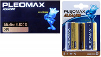 Батарейки для отпугивателей кротов и змей Samsung Pleomax LR20 (алкалиновые)