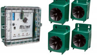 Bird Gard Super Pro - биоакустический отпугиватель птиц с 4 выносными динамиками