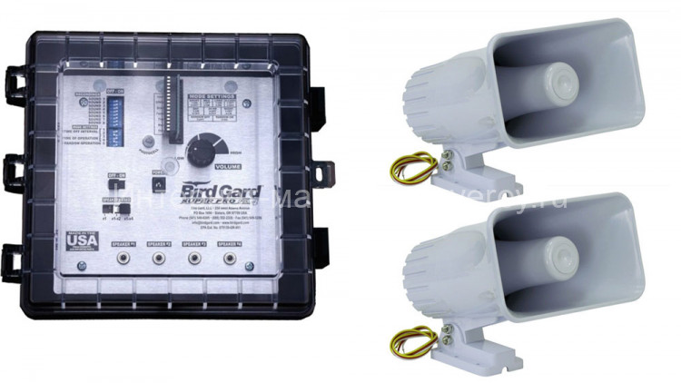 Bird Gard Super Pro PA-4 - отпугиватель птиц с двумя динамиками