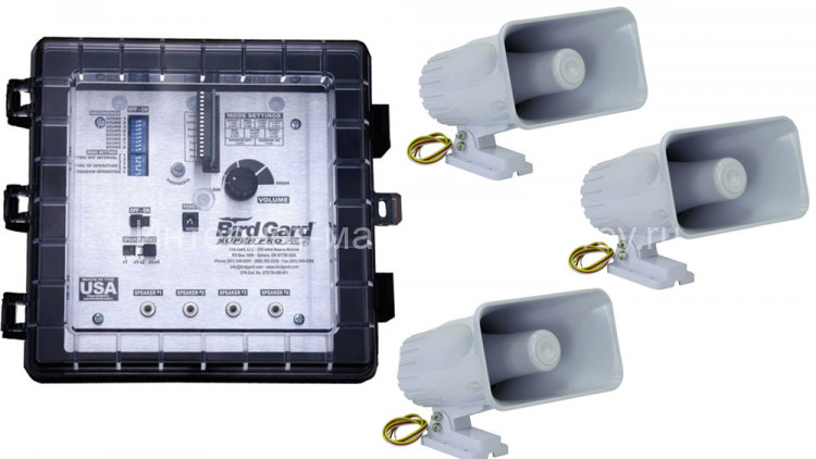 Bird Gard Super Pro PA-4 - отпугиватель птиц с тремя динамиками
