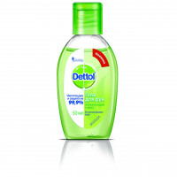 Антибактериальный увлажняющий гель антисептик для рук с Aloe Dettol 50 мл